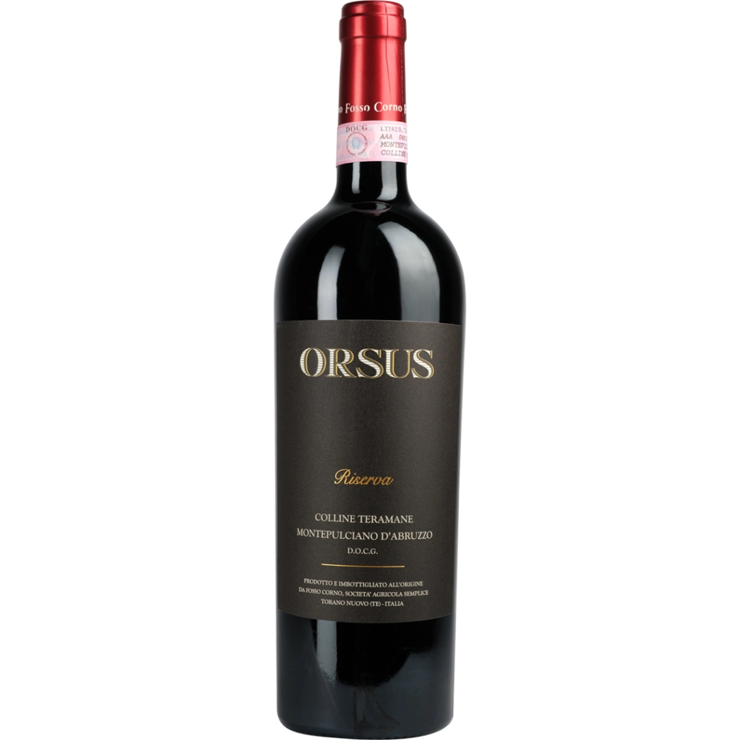 Fosso Corno ORSUS Colline Teramane Montepulciano d’Abruzzo D.O.C.G. Riserva 2017